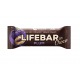 Lifebar batonėlis su slyvomis, aplietas šokoladu, ekologiškas (40g)